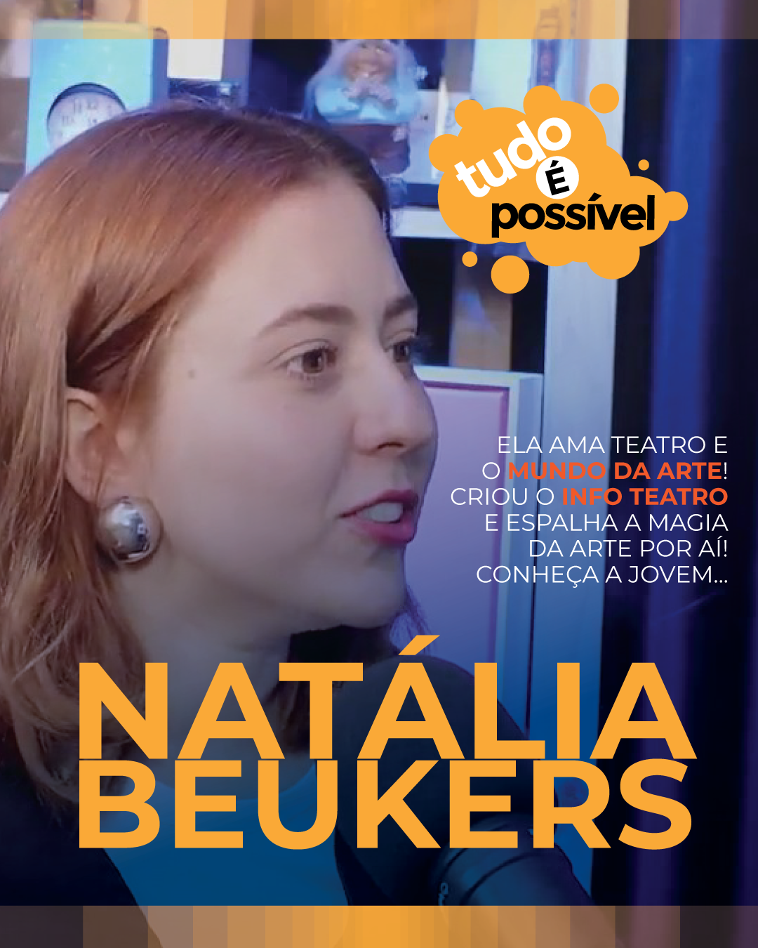 Natália Beukers no Poscast Tudo é Possível